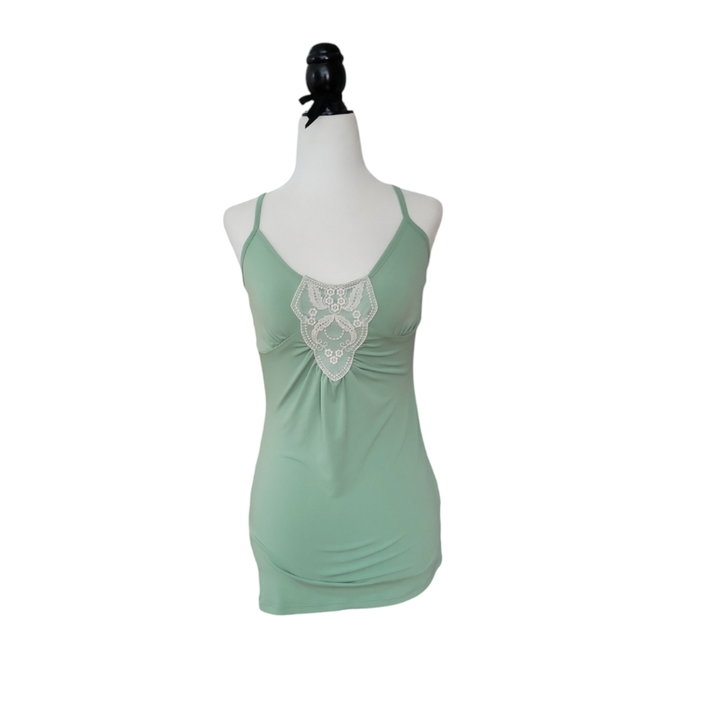 RIPE | Vintage Maternity Sage Green Camisole Size Medium